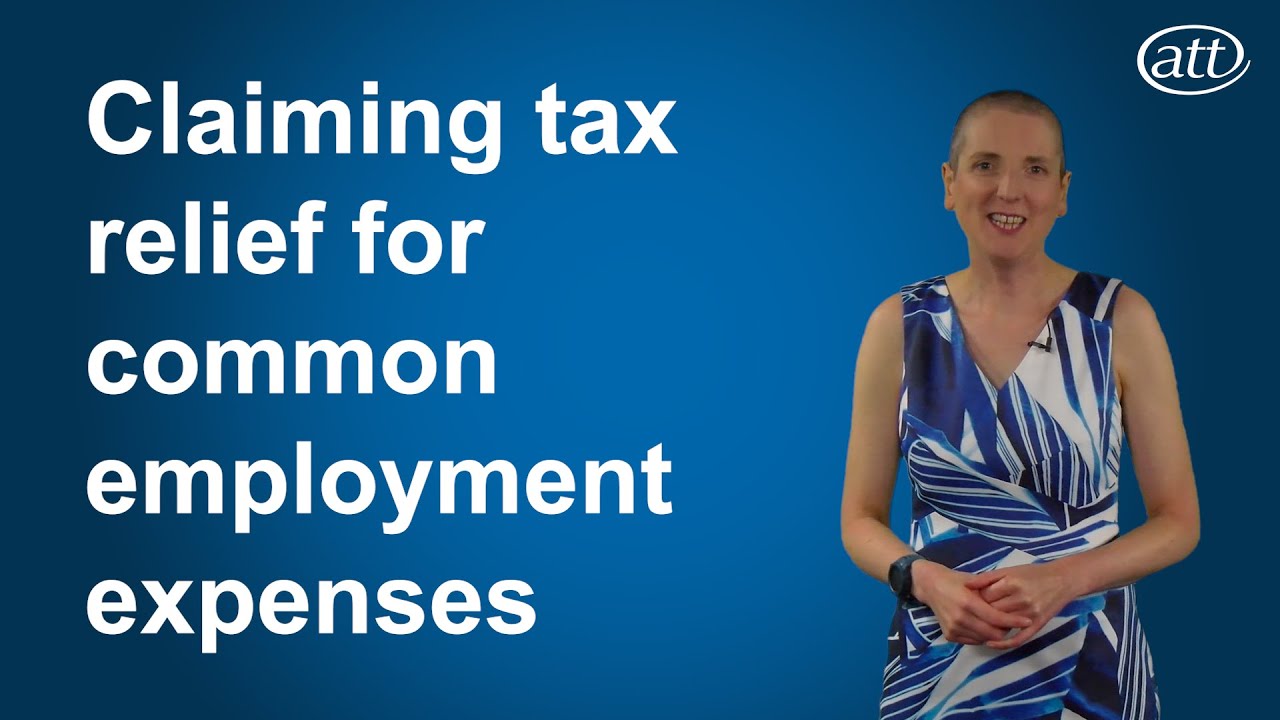 Claiming tax relief for common employment expenses video