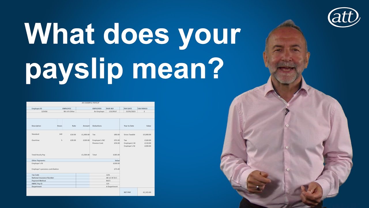ATT video What does your payslip mean
