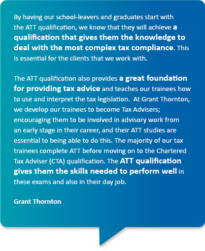 Quote from Grant Thornton on training ATT