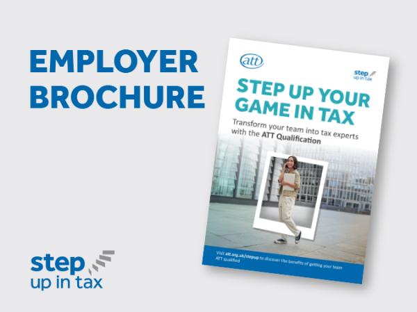 Step up in tax employer brochure square