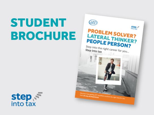 Step into tax student brochure square